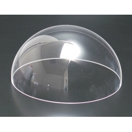 Demi-sphère Ø 1500 mm épaisseur 6 mm sans collerette en plexiglas incolore