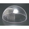 Demi-sphère Ø 800 mm épaisseur 6 mm sans collerette en plexiglas incolore