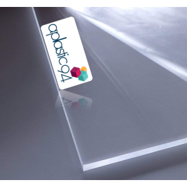 PLAQUE TRANSPARENTE INCOLORE